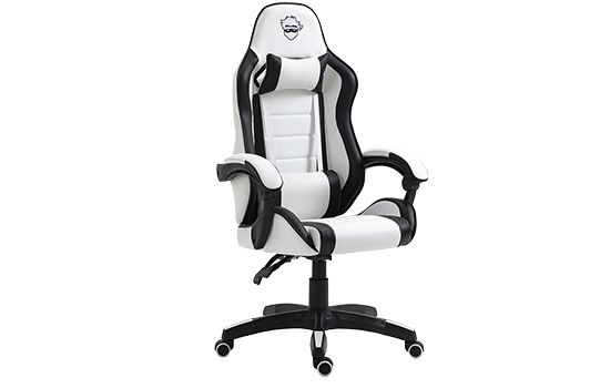 Cadeira Gamer Ninja Danzo, Branco e Preto